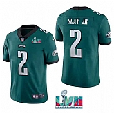 Men & Women & Youth Philadelphia Eagles #2 Darius Slay JR Green Super Bowl LVII Patch Vapor Untouchable Limited Stitched Jersey,baseball caps,new era cap wholesale,wholesale hats
